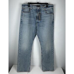 Alex Mill AM Original 5 Pocket Jeans Mens 38x32 Vintage Light Indigo Denim NWT